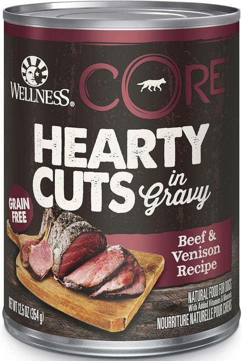 Wellness 12.5 Oz Natural Wet Grain Beef & Venison Free Canned Dog Food (12 Pack)