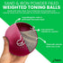 Bean Products Soft Weighted Balls for Exercise - Soft and Safe Workout Balls for Yoga, Rehab, Pilates and Fitness