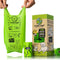 PLANET POOP Home Compostable Dog Poop Bags, 120 Un-Scented Extra-long Pet Waste Bags, Plastic Free, Leakproof