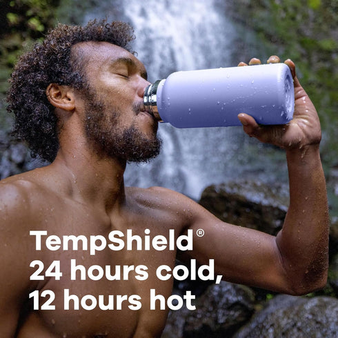 Hydro Flask Wide Mouth Stainless Steel Water Bottle, Vacuum Insulated, Leakproof Lid for Cold Drinks, Sports, Travel