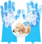 Pet Washing Gloves - Dog and Cat Shampoo Bathing Gloves, High Density Bristles for Gentle Grooming and Massage