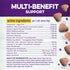 45 Count Wellness Peanut Butter & Apple Flavored Soft Chews Multi-Benefit Supplements for Dogs
