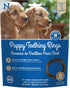 N-Bone Puppy Teething Rings, Peanut Butter Flavor Dog Treat, 6 Count Bag, 7.2-oz