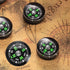 200 Mini Black Survival Compasses - Essential Outdoor Gear