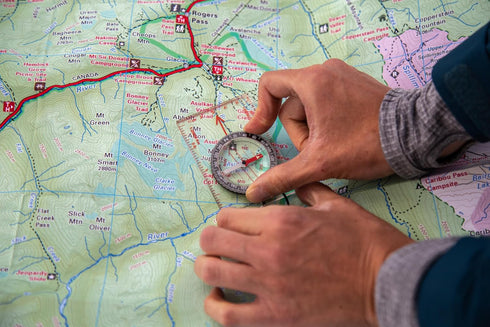 Backpacking, Coghlan's Map Compass Lightweight, Durable Navigation Tool for Hiking, Orienteering, Camping, and Outdoor