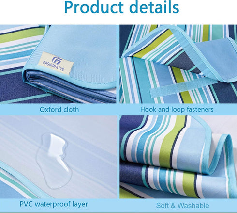 Beach Blanket Extra Large Picnic Blankets Sandproof Waterproof Outdoor Indoor Blanket Lightweight Handy Mat Portable