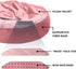 Furhaven 24" Round Calming Donut Dog Bed for Indoor Cats & Small Dogs, Washable, Up to 20 lbs, Rose Pink