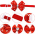PET SHOW Adjustable Cute Dog Bow Ties Collar for Small Dogs Puppy Cats Bowties Neckties Pack of 50 Assorted Randomly