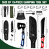 Mossy Oak Hatchet and Machete Knife Set with Sheath, One-Piece Axe & Hunting Knives, Ideal Gift for Men