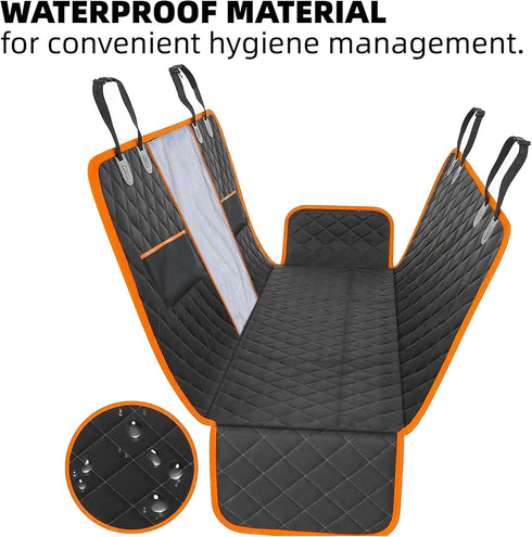 Smouatou Hammock,Suitable Dog Car Seat Cover for Back Seat, Sturdy Backseat Extender for Dogs,New Scratch Resistant