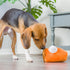 Huxley & Kent Punkin Pie Dog Toy (Large) - Fall Funny Power Plush Toy with Squeaker, Fun, Durable, and Safe