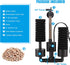 2 1 AQQA Aquarium Sponge Filter, Power Driven Double Biochemical Water Filter, Quiet Submersible Foam Filter with Extra