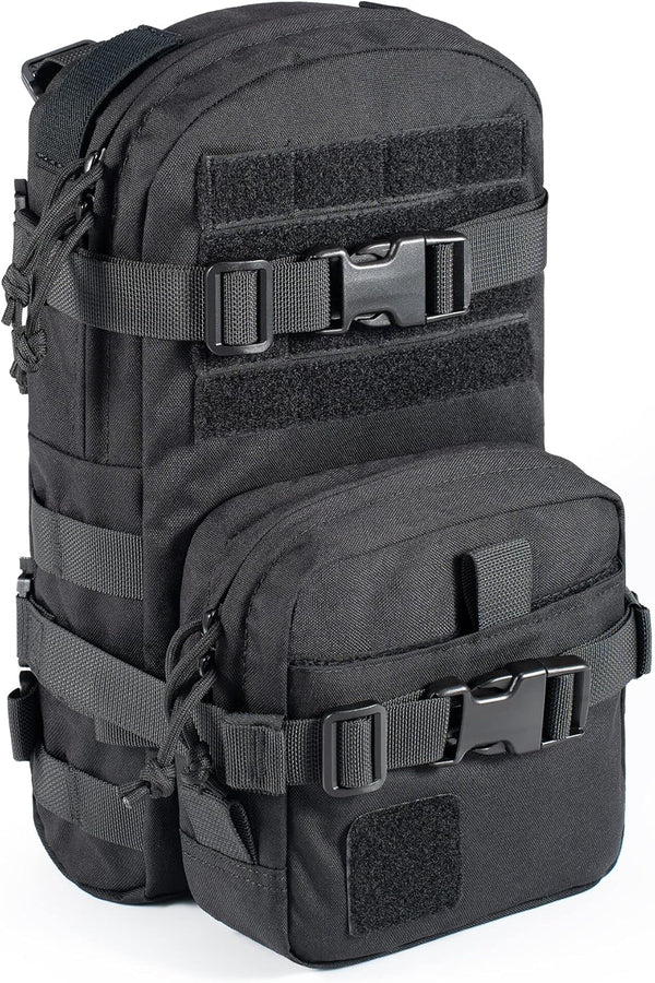 Tactical Small MOLLE Hydration Pack, Outdoor Water Bladder Carrier Pack for Vest Backpack