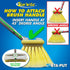 STAR BRITE Extend-A-Brush Telescoping Handle 3-6 ft - Marine Grade Floating Aluminum Pole with Quick Connect for Brush