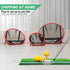 Golf Chipping Net with Pop Up Design, Target Practice Net with Balls, Backyard Golf Games Accessories