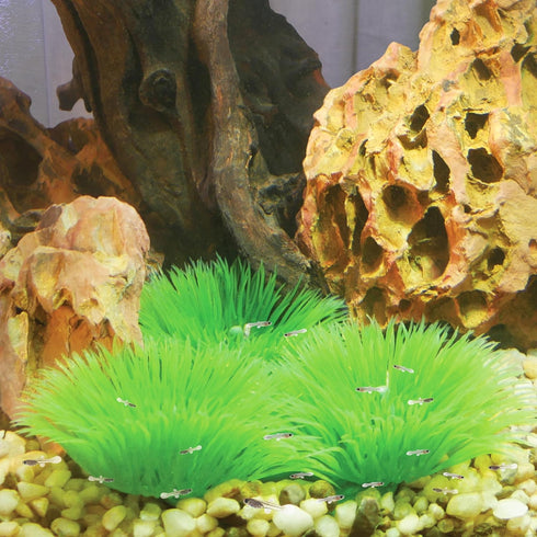 Penn-Plax Fish Breeding Grass, Baby Hideout for Fry, Plastic Aquarium Plants, 2 Pieces