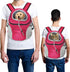 Fhiny Dog Carrier Backpack, Comfortable Doggy Front Backpack with Breathable Head Out Design for Travel and Hiking