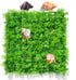 2 PCS Hermit Crab Climbing Toys, Faux Grass Mat 10 x 10 Inch, Fake Turf Hermit Crab Climbing Wall, Fish Tank Decorations