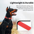Soft Padded Breathable Cotton Dog Collar by lynxking, Solid Color Strong Adjustable Pet Collar for Little Puppy