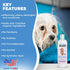 USDA Organic Dog Shampoo, Conditioner & Detangler, Best for Goldendoodles, Poodles, Sensitive Skin, 16OZ Lavender