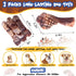 Dog Chew Toys for Aggressive Chewers - 2 Pack Indestructible Nylon Teething Bone Toy for Large Breed Dogs