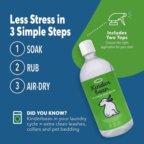 Dog & Cat Urine Stain and Odor Eliminator for Carpet, Upholstery, Hard Floors - 24 oz., Grapefruit Tea Tree Scent
