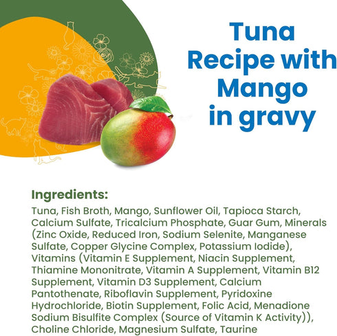 Almo Nature HQS Complete Tuna With Mango In Gravy, Grain Free, Adult Cat Canned Wet Food