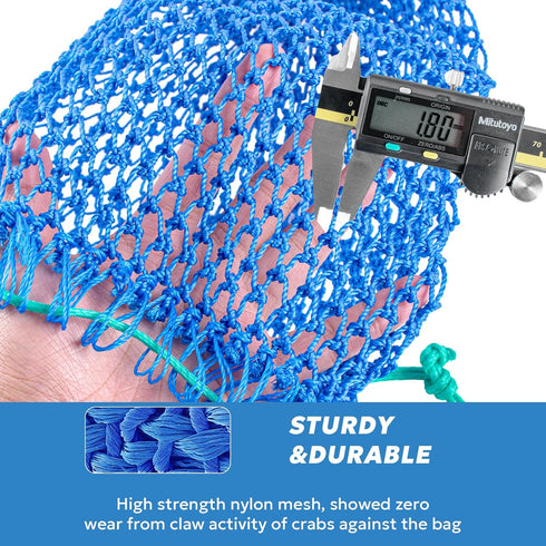 Durable Mesh Bait Bags for Fishing - Crabbing Equipment