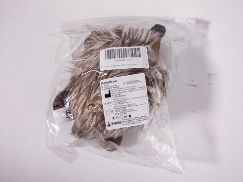 Pawaboo Plush Dog Toy, Non-Toxic Super Soft Faux-Fur Hedgehog Squeak Toy for Dog Puppy Training and Playing