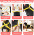 CZMIYRPY 3 Pack Female Dog Diapers Washable Dog Diapers Female Dog Diaper that Stay on Dog Diaper Female