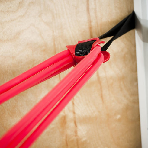 Lifeline Heavy Duty Door Anchor, Black/Red