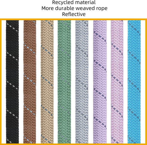 6FT Reflective Slip Leash for Large Medium Dogs, Non Slip Training Slip Leash for Dogs