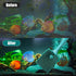 AQUANEAT 3pcs Aquarium Glass Cleaner, Algae Scraper, Sponge Brush, Algae Scrubber for Fish Tanks