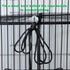 Bird Cage Netting Seed Catcher - Adjustable Bird Cage Skirt Seed Catcher, Large Soft Breathable Mesh Bird Seed Catcher for Indoor Round Square Cage (Circumference 80 inch to 118 inch)
