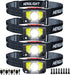 LED Rechargeable Headlamp, 4 Pack Flashlight with Motion Sensor for Outdoor Camping, Biking, Running