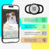 Waterproof Full Body Protection Anti-Lost Air Tag Case, QR Code Airtag Holder for Dog, Cats, Collar, Backpack (White,