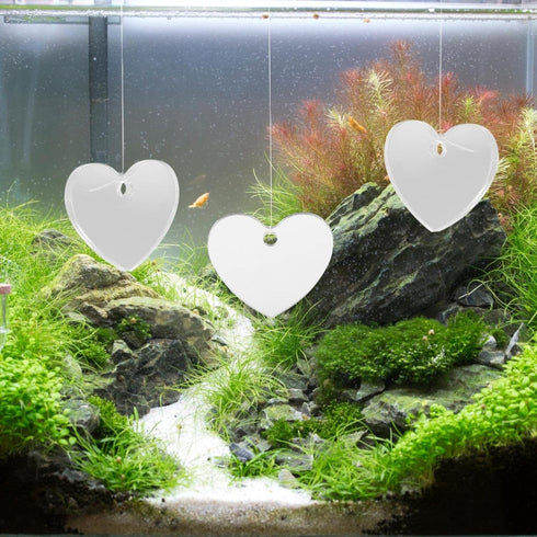 balacoo 4pcs Betta Training Mirror, Betta Tank Decoration and Exercise Mirror for Betta Fish, Aquarium Supplies