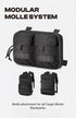 Backpacks Black Tactical Molle EDC Pouch - Admin Pouch with Molle Attachments