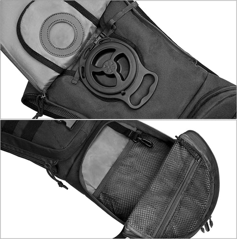 G4Free Military Tactical Hydration Pack Water Backpack with 3L Upgraded Bladder