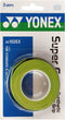 YONEX Super GRAP Tennis Overgrip, 3 Pack, Lime Green