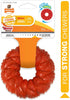 Nylabone Strong Chew Ring Braided Toy for Dogs, Beef Flavor, Medium/Wolf (1 Count)