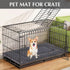 BVAGSS Dog Bed Mat, Reversible Memory Foam Crate Pad, Soft Warm Cushion for Small Medium Dogs, Washable