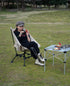 iClimb Compact Camping Chair with Anti-Sinking Feet - Ultimate Comfort