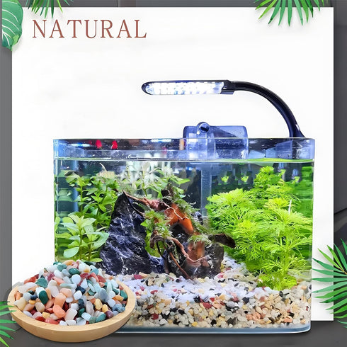 Aquarium Gravel for Fish Tank, 1lb Rocks and Substrate for Indoor Plants and Landscaping