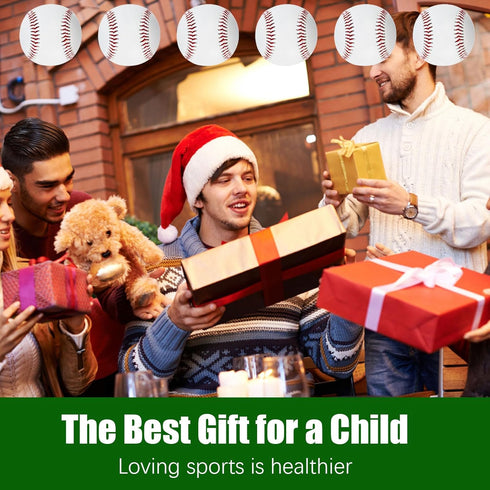 Official Size Baseballs 12 Ball Pack for Youth/Kids, League Play, Pitching, Batting, Fielding, Autograph