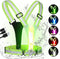 LED Reflective Running Vest, 3rd Generation High Visibility Rechargeable Vest for Night Running Cycling