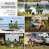 Joyfair Portable Camping Chair, Outdoor Lawn Folding Chairs for Adults, Heavy Duty Large Foldable Chairs for Beach