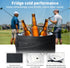 Golf Cart Cooler - Collapsible Pop Up Design for Carts, Fits in Baskets or on Fenders, Ideal Beer Cooler, Black
