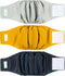 Wegreeco Washable Male Dog Belly Wrap - Pack of 3 - Small (Gold, Black, Grey)
