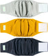 Wegreeco Washable Male Dog Belly Wrap - Pack of 3 - Small (Gold, Black, Grey)